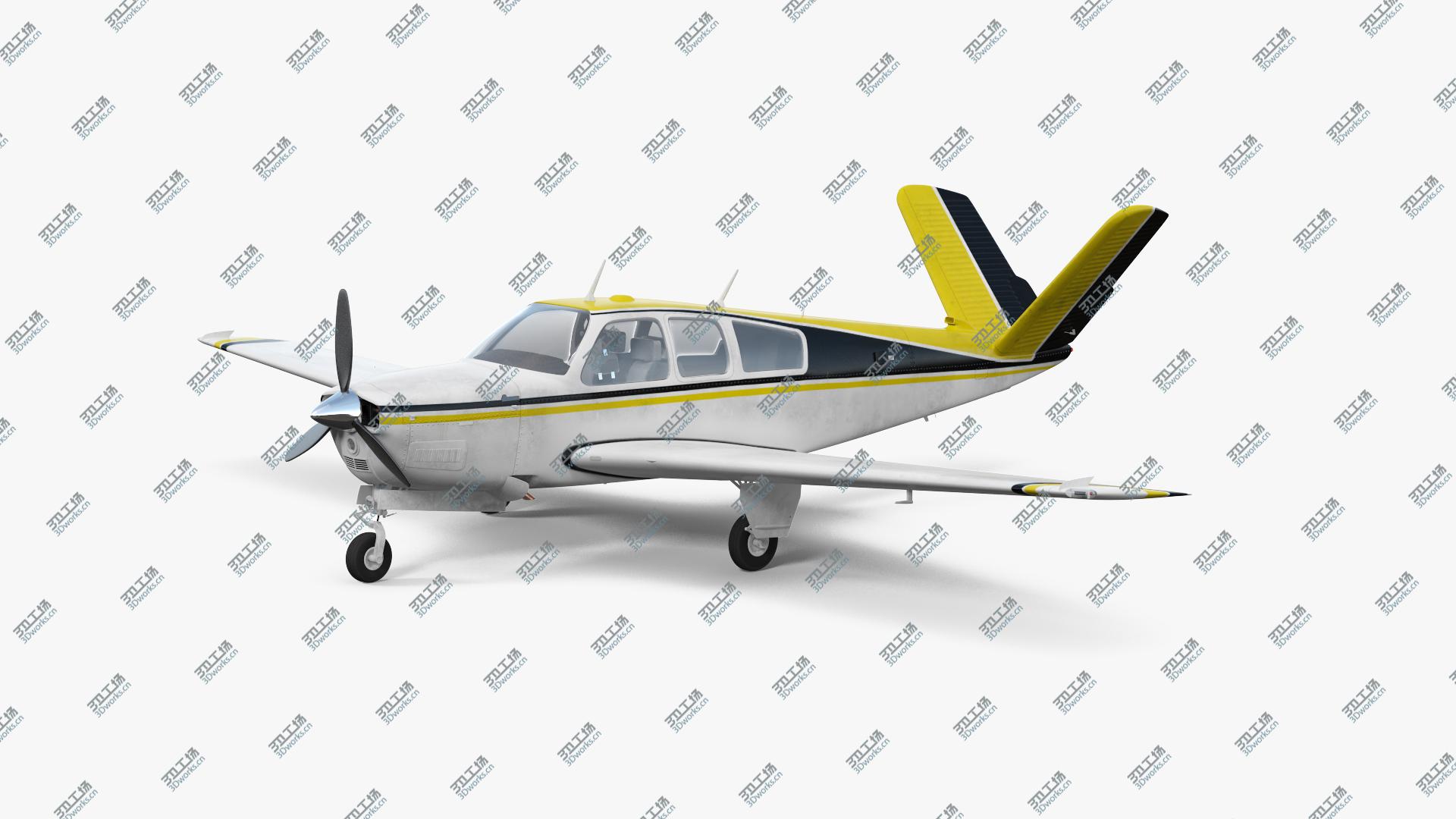 images/goods_img/202104093/Civil Utility Aircraft Single Engined V Tail 3D model/2.jpg